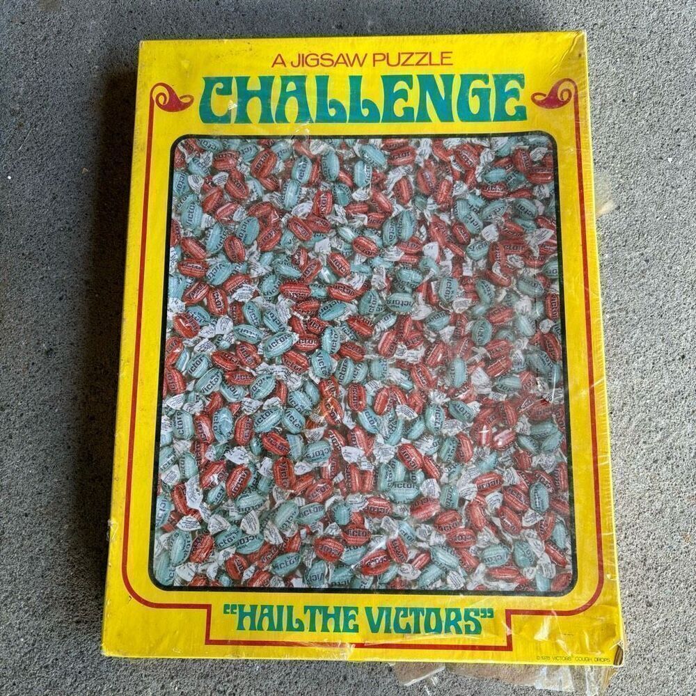 Hail The Victors Victor Cough Drop Jigsaw Puzzle Challenge 500 Piece Puzzle